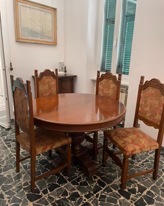 Tavolo da pranzo , estensibile , diametro cm 120