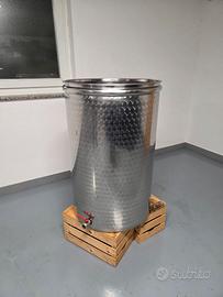 Botte acciaio inox 200l