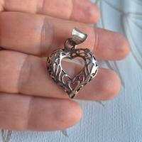 Ciondolo  cuore nuovo punzonato