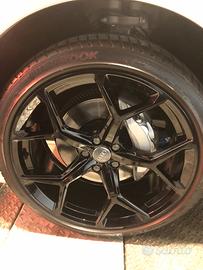 Cerchi neri ruote complete 9x21 audi tipo rs6