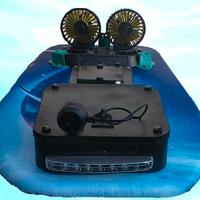 Barchino radiocomandato per la pesca in lago