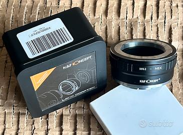 Adattatore ottiche a vite 42 su corpo Sony E mount