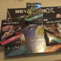 vari prodotti Beyblade X 