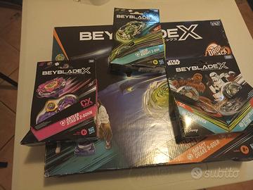 vari prodotti Beyblade X 