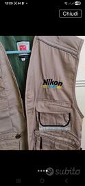 Giubbino fotoreporter Nikon