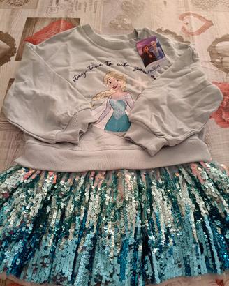 abito bimba principessa disney