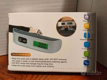 Bilancia digitale portatile per valigie