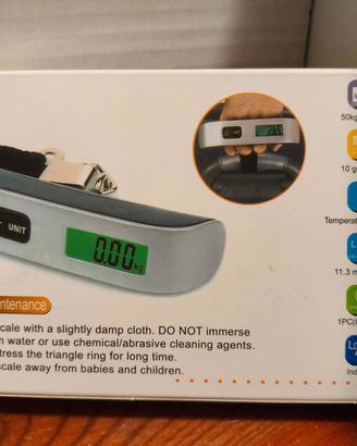 Bilancia digitale portatile per valigie