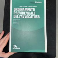 Ordinamento previdenziale dell'avvocatura
