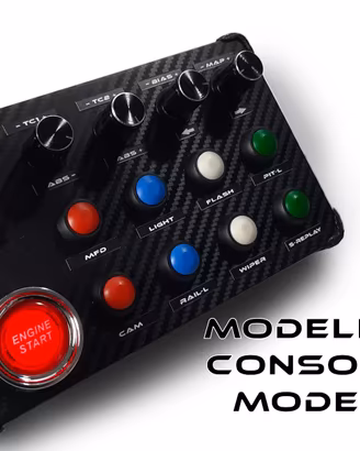 Button Box Sim Racing XBOX PlayStation PS5 Console