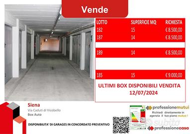 Box/Posto auto Siena [Cod. BOXLOTTO185VRG] (Semice