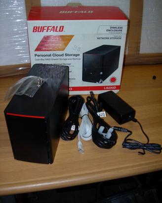 NETWORK STORAGE BUFFALO TIPO LS 220 A PER 2 HD