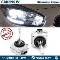 Coppia Lampadine Xenon D3S per KIA CARENS 4 6000K