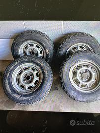 4 Gomme 185/70 r13 cerchio epoca bmw serie 3 e21