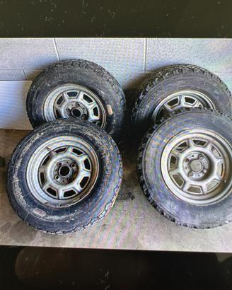 4 Gomme 185/70 r13 cerchio epoca bmw serie 3 e21