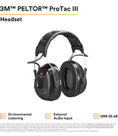 Cuffie 3M Peltor ProTac III