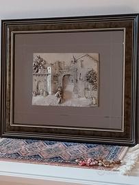 quadro in argento 925