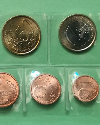 Serie monete Euro 2002 ITALIA