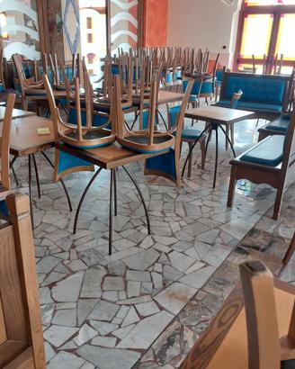 TAVOLI, SEDIE, PANCHE NUOVE Legno Massello