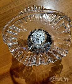 Cestino decorativo in vetro soffiato 