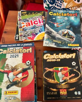 album calciatori Panini diverse edizioni