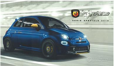 ABARTH 595 PISTA BROCHURE ORIGINALE del 2018