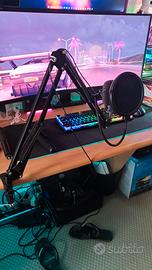 Samson Meteor mic + asta neewer e filtro pop