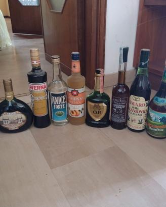 Vini, liquori, spumante, amaro collezionismo