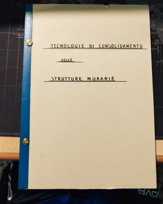 Tecnologie di consolidamento (Fotocopiato)