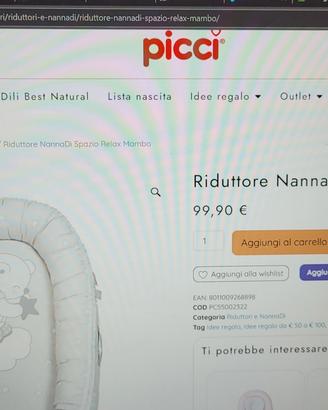 riduttore nannadi marca picci pari al nuovo