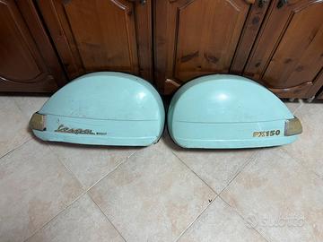 Coppia scocche cofani bauletti vespa px