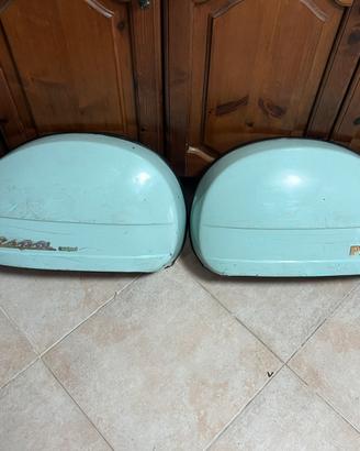Coppia scocche cofani bauletti vespa px