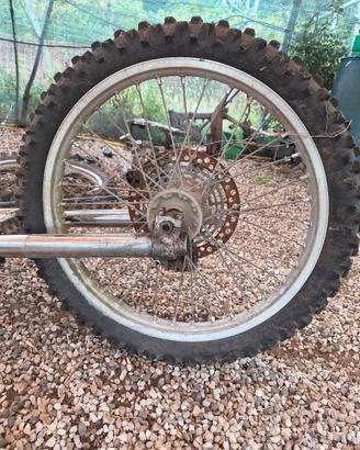 forcella + cerchio suzuki rm 125 