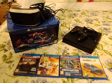 Play  station 4 più PlayStation VR visore