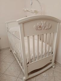 Culla lettino bimbo Picci in legno + accessori 