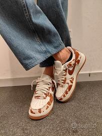 nike air force 1 '07 cow print nuove con scatola