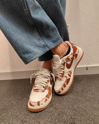 nike air force 1 '07 cow print nuove con scatola
