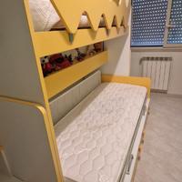 Letto a castello scorrevole Colombini Salvaspazio