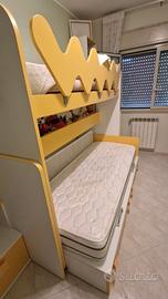 Letto a castello scorrevole Colombini Salvaspazio