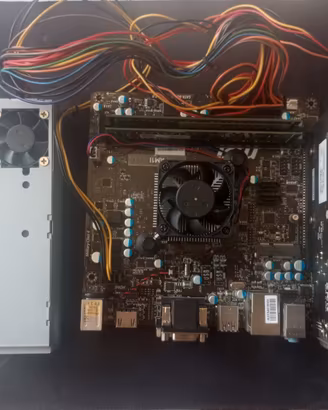 scheda madre cpu ram e video 