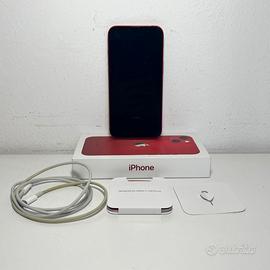IPHONE 13 APPLE ROSSO 128GB + SCATOLA E CAVO USB