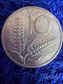 Moneta da 10 lire della Repubbli.Italiana del 1985