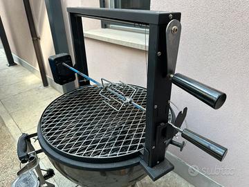 Griglia santamaria con girarrosto per kettle 57