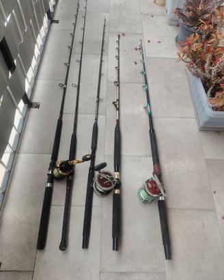 canne da pesca al tonno 