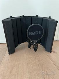 Røde supporto microfono e schermo microfonico