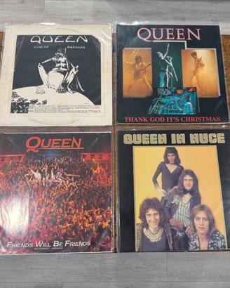 Dischi vinile 4 lp queen rari disco vinili 33 giri
