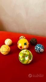 Palline rimbalzanti colorate