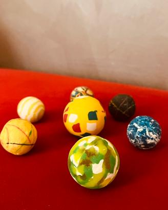 Palline rimbalzanti colorate