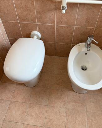 Coppia sanitari Pozzi-Ginori + rubinetteria Grohe