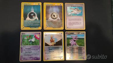 6 carte pokemon holo reverse